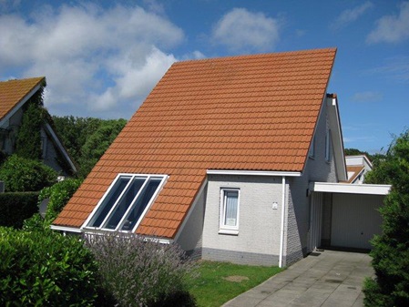 Blick auf das Ferienhaus in Holland / Zeeland Relax am Meer